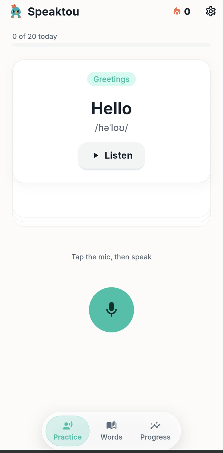 Speaktou: A closer look